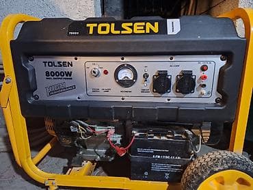 Генератор бензиновый Tolsen.79993 национальная мощность 7.5 кв