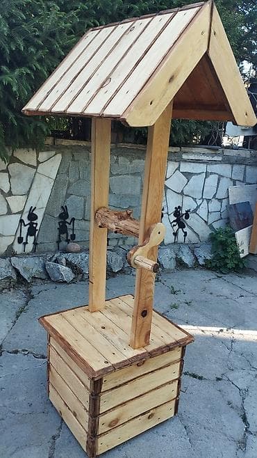 Үй жана бакча үчүн башка буюмдар: «Избушка на курьих ножках», декоративные садовые,ручной работы. В — 6