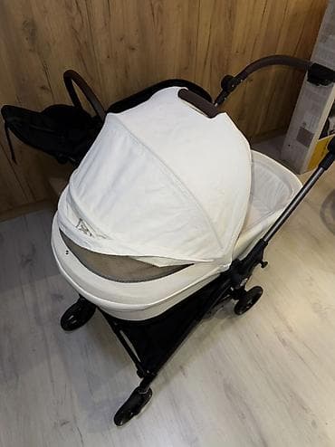 коляскалар: Коляска, Cybex, цвет - Черный, Б/у — 4