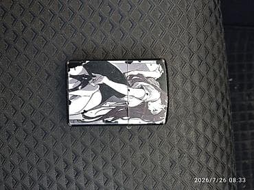 Бензиновая зажигалка в металлическом корпусе с откидной крышкой — 4