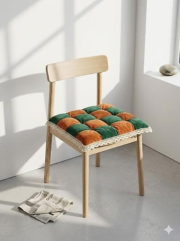 подушка сиденья: Отургуч үчүн жумшак төшөкчө (Сидушка) ​ ​Дизайны: Классикалык "шахмат" — 4