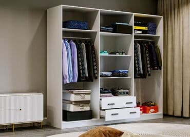 шкаф для одежды в рассрочку: Шкаф для одежды, Новый, Прямой, ЛДСП — 2