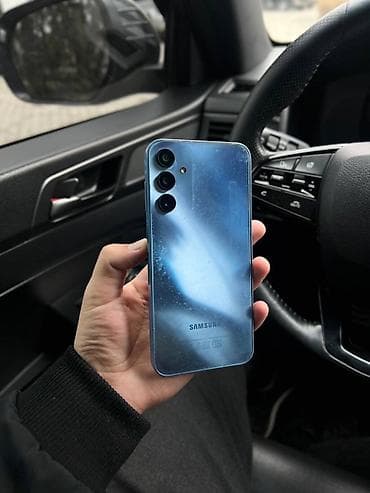 Samsung Galaxy A15, Б/у, 128 ГБ, цвет - Синий, 2 SIM