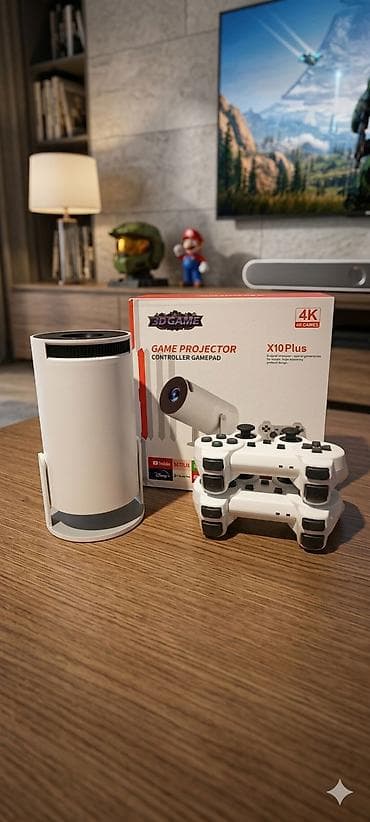xbox console: ​🎮 Игровой Smart TV Проектор 3DGame X10 Plus (Комплект с геймпадами) — 7