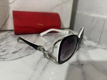 Аксессуары: Солнцезащитные очки Cartier, женская модель. - Форма — 4