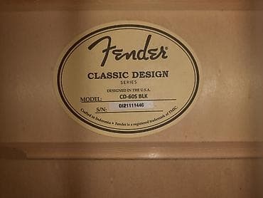 rode nt: Гитара Fender CD-60S BLK — 2