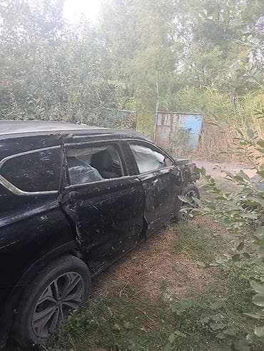 санте фе разбор: Hyundai Santa Fe, чёрный, кроссовер. Автомобиль после ДТП, продаётся — 3