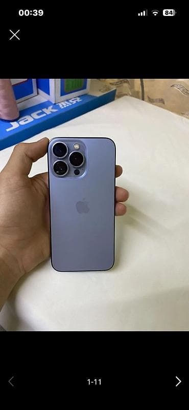 xs iphone: IPhone 13 Pro, Б/у, 128 ГБ, Sierra Blue, 100 % — 2