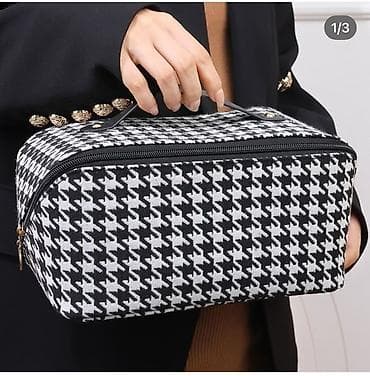 женские кошельки много отделений: Косметичка, Материал: Искусственная кожа, Унисекс — 4