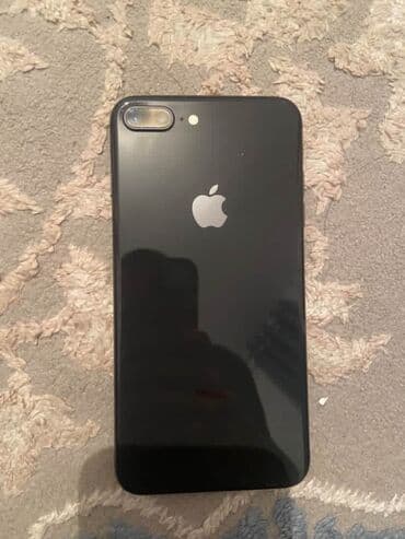 ноутбук макбук бу: IPhone 8 Plus, Б/у, 256 ГБ, Черный, Чехол, 100 % — 1