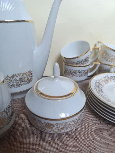 зерно кофе: Продается НовыйСервис кофейный СССР старая Чехословакия антикварный — 4