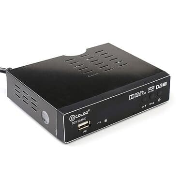 портативный калонка: Приставка для цифрового ТВ D-COLOR DC1501HD, FullHD, DVB-T2, дисплей — 2