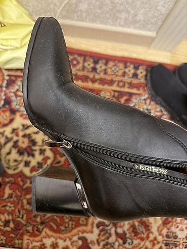 Жеке буюмдар: Женские полусапожки-ботильоны Euromix. - Цвет: черный - Нос — 2