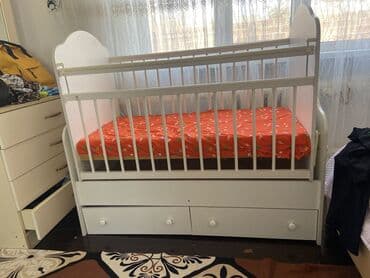 офисные кресло бу: ️ПРОДАЮ️кроватка детская, в отличном состоянии.Все рабочее, внизу есть — 5