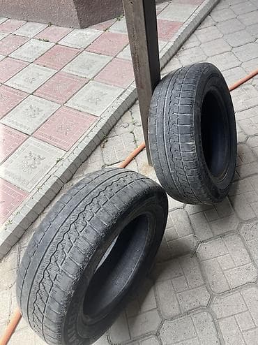 шины бу бишкек оптом: Продам 2 шины 195/65 R15, б/у. Состояние: изношены, протектор почти — 1