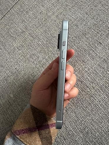 hoco w45: IPhone 15, Б/у, 128 ГБ, Голубой, Защитное стекло, Чехол, Коробка, 88 % — 4