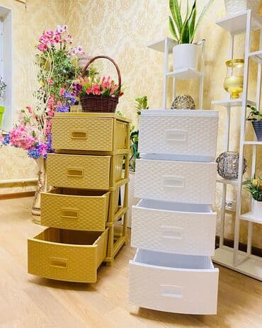 мебель для ванной размеры: Пластиковые комоды Производство:Россия высота 98 см ширина 38 см — 1