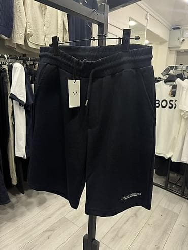 boss: Мужские шорты, S, M, L, Lacoste, Новый, цвет - Синий, Самовывоз — 4