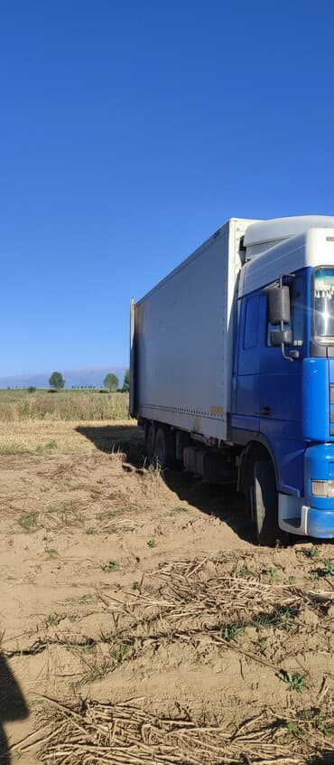 двухосные прицепы для легковых автомобилей бу: Грузовик, DAF — 1