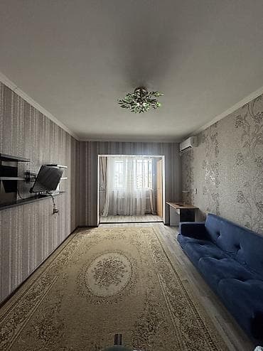 сдаю квартиру в районе джал: 1 комната, 34 м², 105 серия, 9 этаж, Косметический ремонт — 3