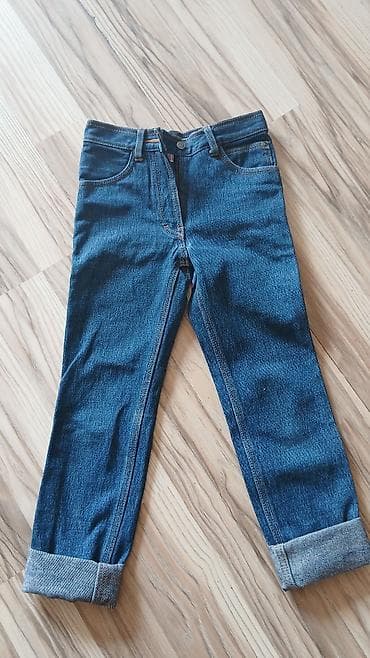 джинсы для девочки: Джинсы и брюки, цвет - Синий, Б/у — 3