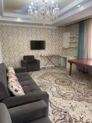 сдаю квартиру 2 к студ центр новый ремонт в квартире имеется все необходимое район панфиловабоконбаева: 2 комнаты, Собственник, Без подселения, С мебелью полностью — 1