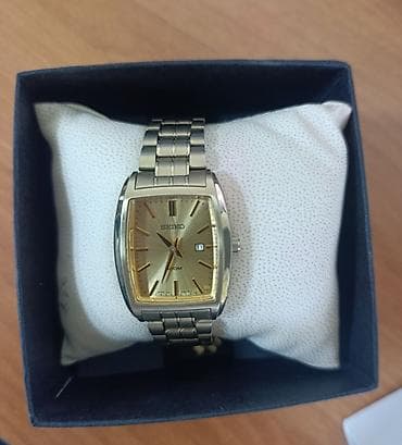 золото и бриллианты: Классические часы часы, Seiko, Водонепроницаемые, Мужские, Б/у — 4