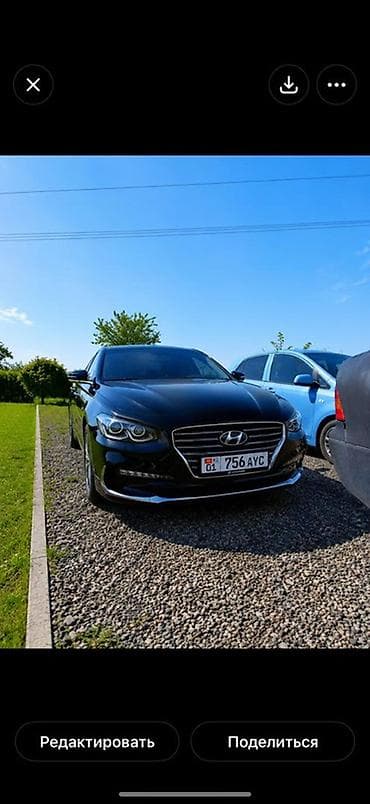 зеркало кара балта: Hyundai Grandeur: 2019 г., 2.3 л, Автомат, Бензин, Седан — 2
