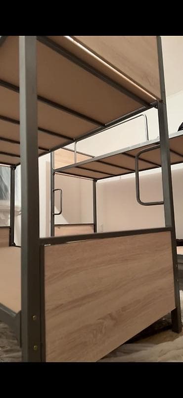 метол: Металлические двухъярусные кровати для общежитий, хостелов, рабочих — 6