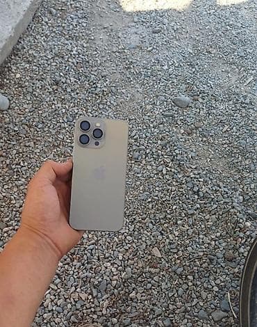 IPhone 15 Pro, Б/у, 512 ГБ, Natural Titanium, 85 %