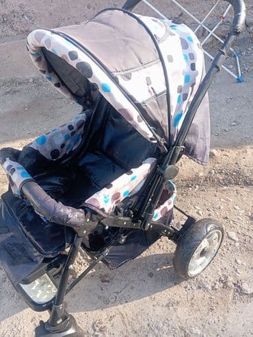 водяной пистолет купить: Коляска, цвет - Голубой — 3