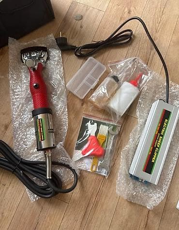 машинка для шерсти: Машинка для овец с БЛОК ПИТАНИЕМ (Переобразователь) Последний 7 штук — 1