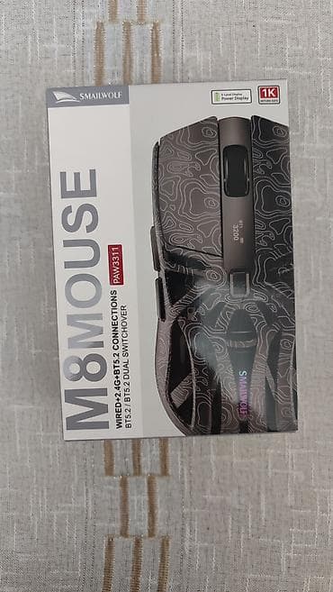 компьютерные мыши greenwave: Игровая мышь SMAILWOLF M8 (модель PAW3311) - Подключение: проводное — 2