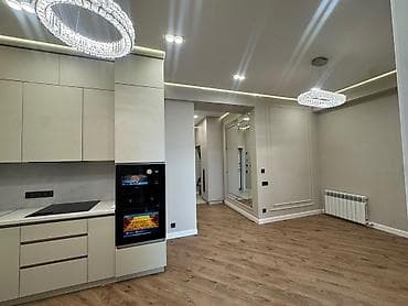 Кыймылсыз мүлк: 2 бөлмө, 57 м², 7-мкр Элитка, 14 кабат, Евро оңдоо — 2