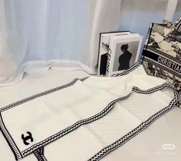 шапка шарф с ушками бишкек: Шарф, Новый, Женские, цвет - Белый — 4