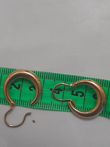 сср золото: Серьги, Проба 583, Без вставки, Женские, Советские (СССР), Новый — 7