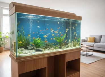 Аквариум на 250 литров,все комплектующие есть at lalafo.kg Аквариум на 250 литров,все комплектующие есть