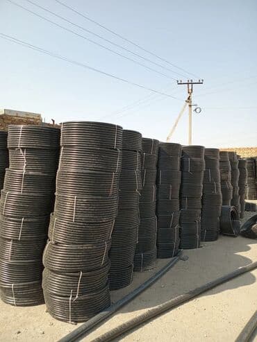 полиетиленовые трубы: Суу түтүгү Жергиликтүү, Материалы: Төмөн басымдагы полиэтилен (ТБПЭ) — 11