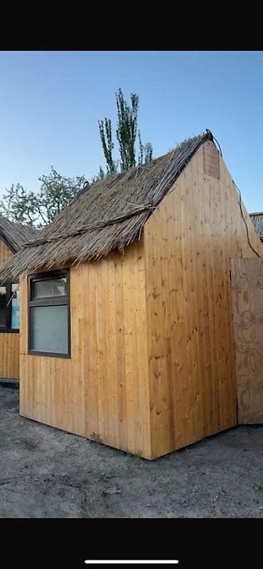 киоск камок: Деревянный киоск с соломенной крышей + оборудование для холодного — 6