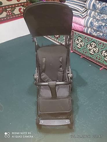 складная коляска: Коляска, Другой бренд, цвет - Черный, Новый, Самовывоз — 7