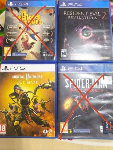 Продаю набор оригинальных дисков для PlayStation 5. Состояние