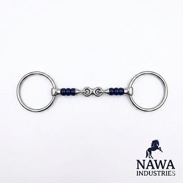 Дом и сад: Трензель с кольцами NAWA Industries - Тип: классический snaffle с — 1