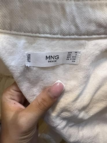 шорты поло: Женский джинсовый комбинезон-платье MNG Denim - Бренд: MNG (Mango) — 1