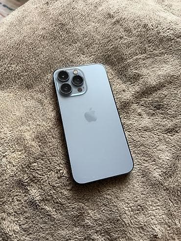 айфон буу: IPhone 13 Pro, Б/у, 128 ГБ, Голубой, Защитное стекло, Чехол, 83 % — 1