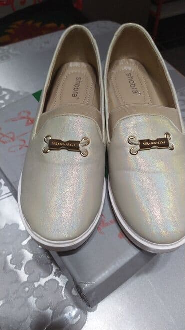 Мужские туфли, 38, Новый, цвет - Бежевый, Самовывоз