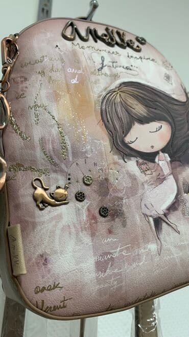 сумка женская большая брендовая: Рюкзак, Материал: Комбинированный материал, Женские, Новый — 7