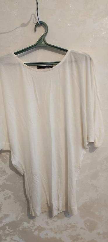 casio a168: Белая,новая кофточка кокетка🔥, фасон летучая мышь, производство — 4