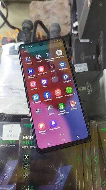 чехол на самсунг а51: Samsung Galaxy A51, Б/у, 128 ГБ, цвет - Голубой, 2 SIM — 1