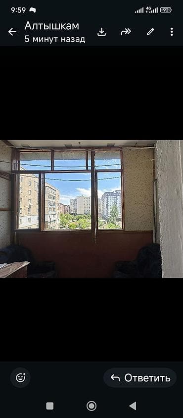 джал мкр: Сдаётся 2,х,комната в квартире в среднем джале с большой застеклённой — 3