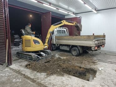 Экскаватор | Водопровод, Планировка участка, Демонтаж